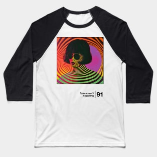 Spacemen 3 - Minimal Style Graphic Design Artwork Baseball T-Shirt